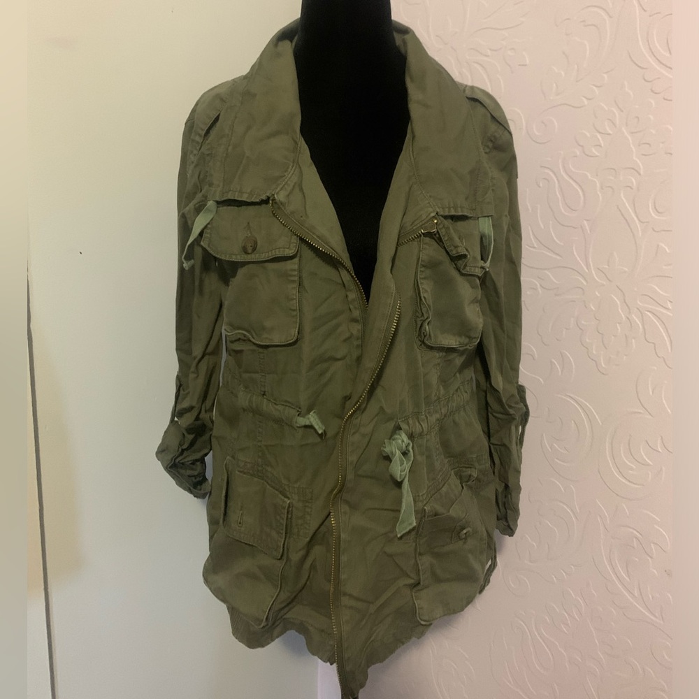 Khaki utility style jacket